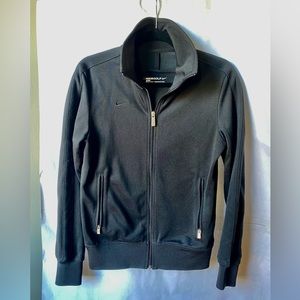 Nike black zip-up athletic jacket